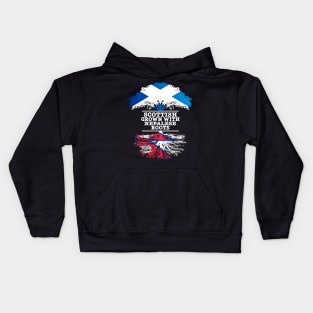 Scottish Grown With Nepalese Roots - Gift for Nepalese With Roots From Nepal Kids Hoodie